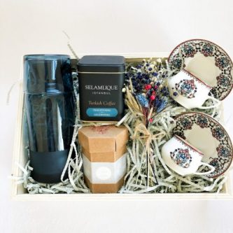 Deluxe Blue Double Coffee Time