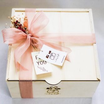 Somon Tül Kurdele Tasarımlı Küçük Kutu