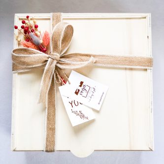 Jüt Kurdele Tasarımlı Küçük Kutu